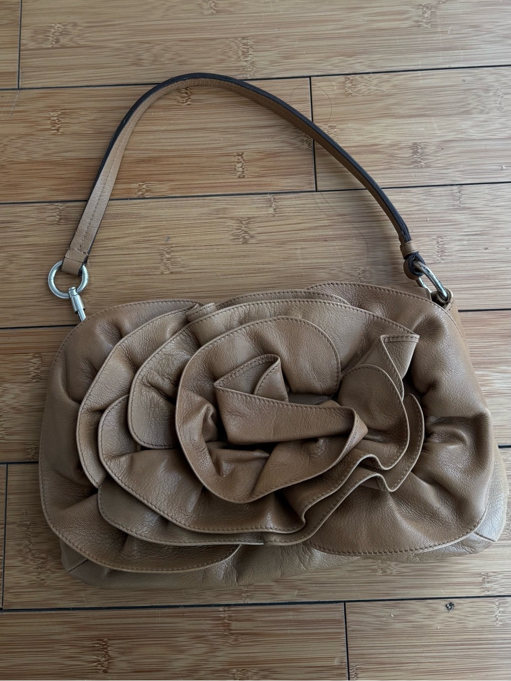 Yves Saint Laurent Floral Naja Rose Bag